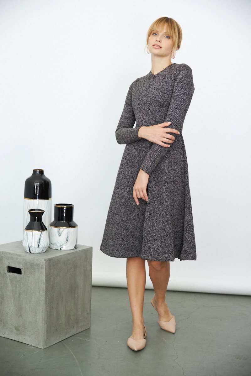 שמלת סריג פיקה