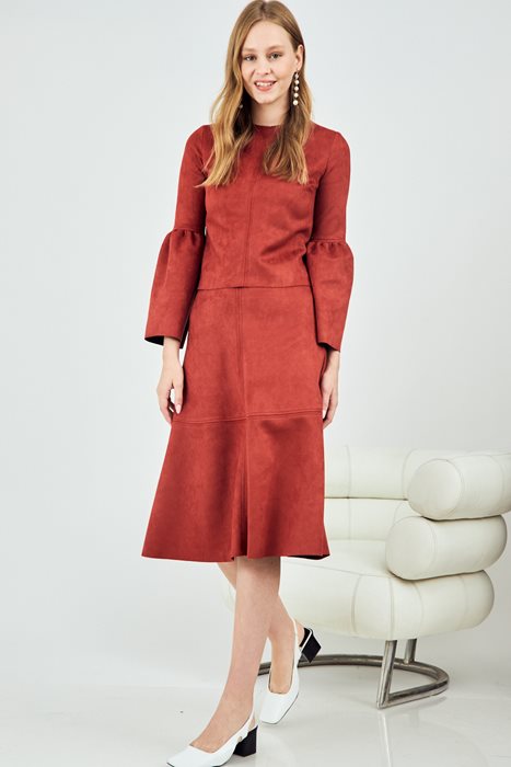 חולצת זמש כתום