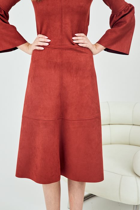 חולצת זמש כתום (סט)