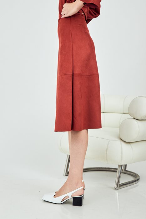 חולצת זמש כתום (סט)