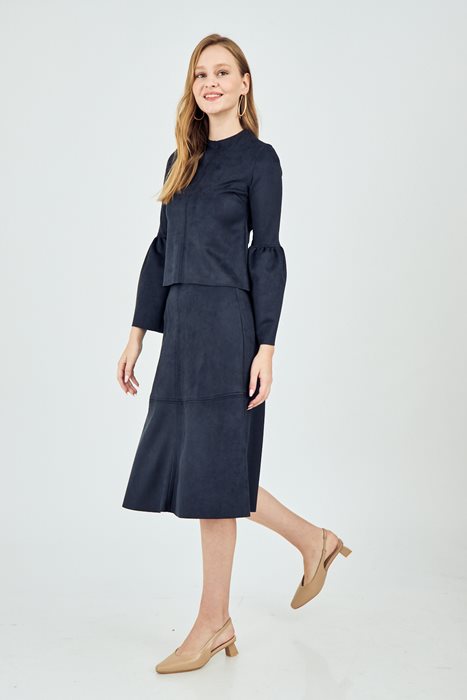 חולצת זמש שחור