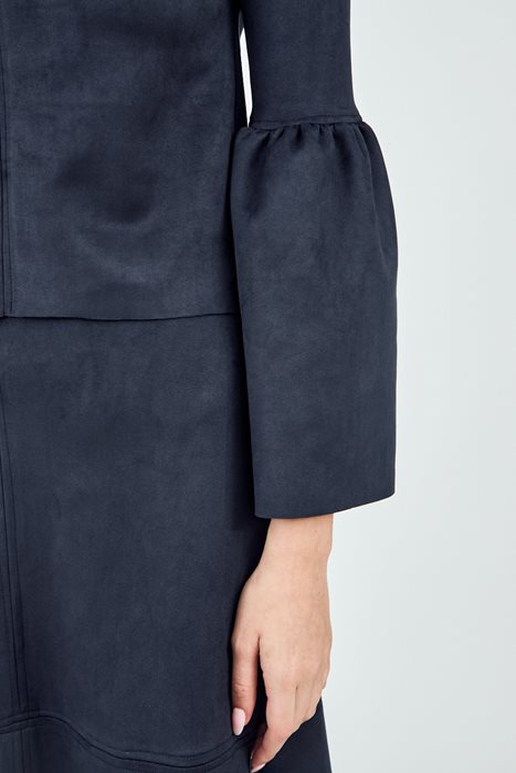 חולצת זמש שחור (סט)