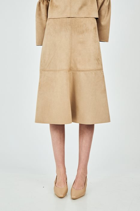 חולצת זמש בז' (סט)