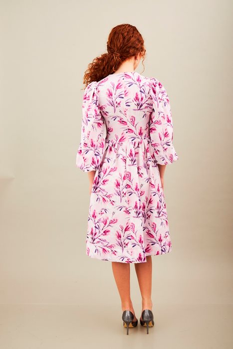 שמלה פרחונית גוצ'י ורוד