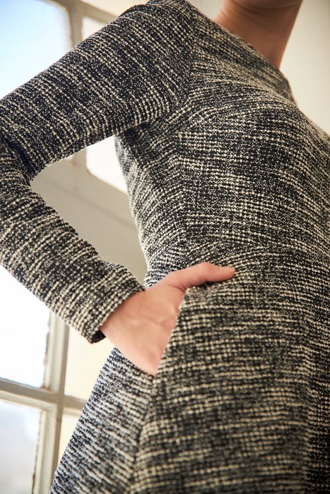 שמלת טוויד נצנץ