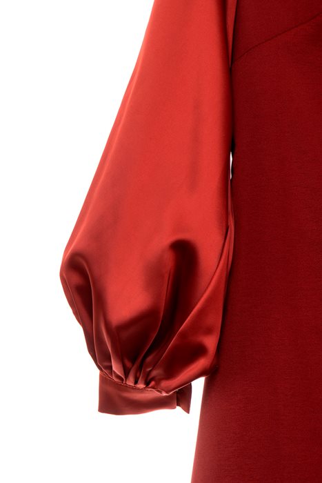 שמלת סאטן אפרט חמרה