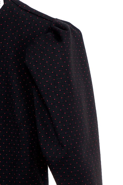 שמלת בוקלה נקודות בורדו