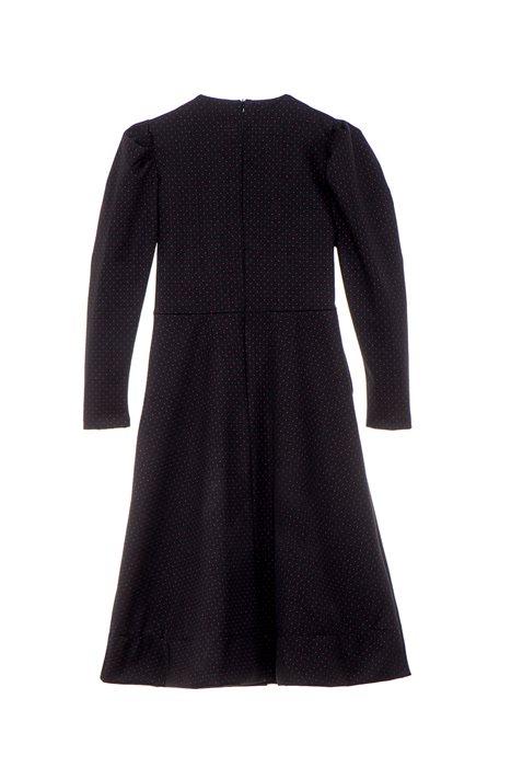 שמלת בוקלה נקודות בורדו