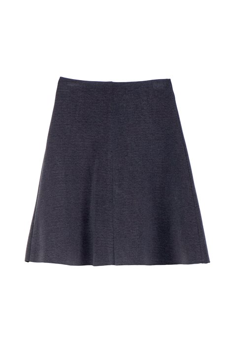 חצאית 4 חלקים אפורה קצרה