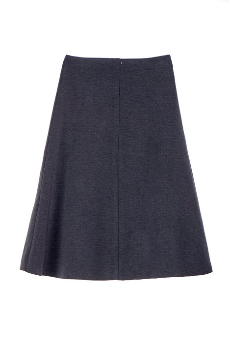 חצאית 4 חלקים אפורה ארוכה