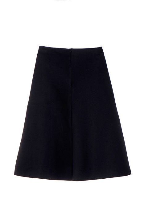 חצאית 4 חלקים שחורה ארוך