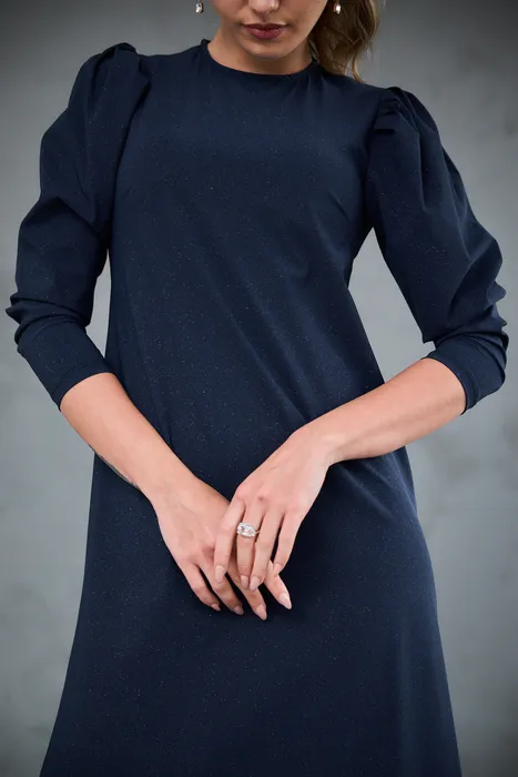 שמלת נצנץ כחול