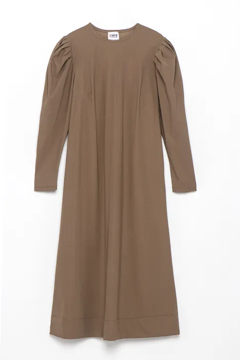 שמלת נצנץ חום בהיר