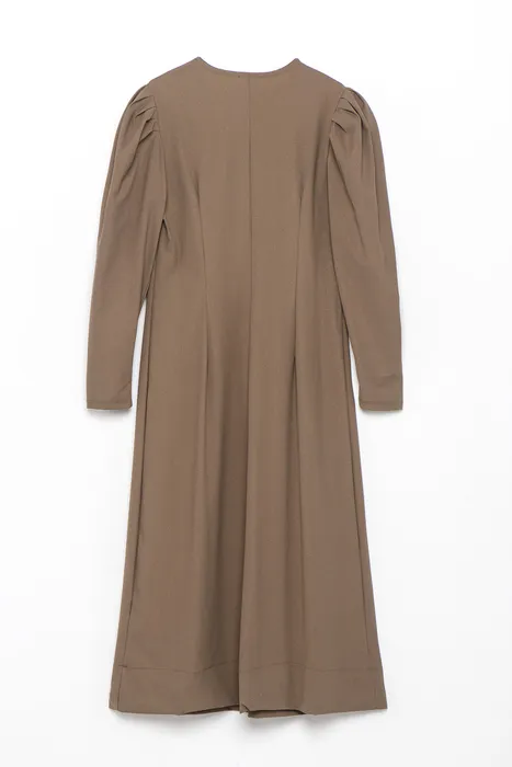 שמלת נצנץ חום בהיר